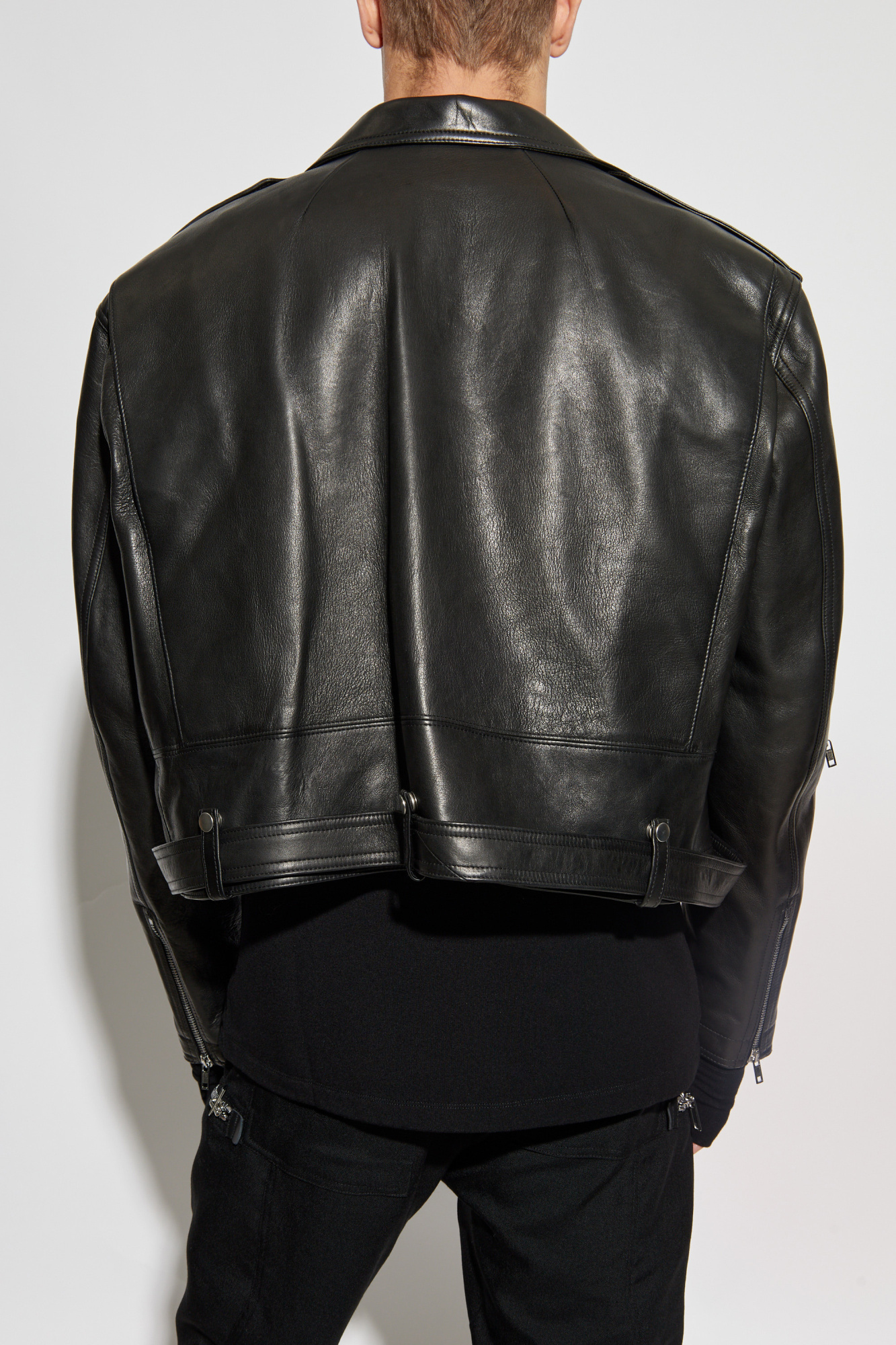 Rick Owens 'Bauhaus' leather jacket | Men's Clothing | Vitkac